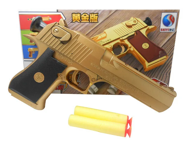 2017 Air Gun Desert Eagle toy gun compatible with Soft and Crystal Bullets Best Gift for