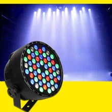 Светодиодный светильник RGBW 54 Вт, светильник для дискотеки, оборудование, 8 каналов, DMX, сценический светильник, профессиональный эффект, 110-240 В, Клубные вечерние светильник