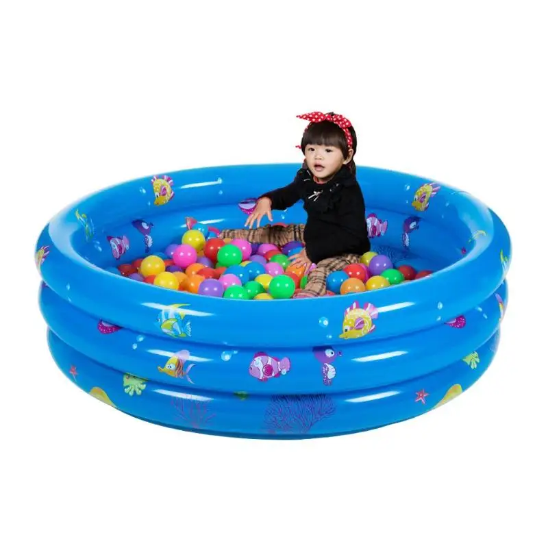 

Colored Baby Swimming Pool Trinuclear Inflatable Piscina Portable Outdoor Bathtub Funny Summer Play toy For Kids Birthday gift