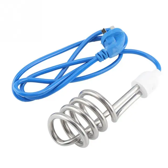 220V 2000W Stainless Steel Water Heating Immersion Heater Boiler for Home Travel