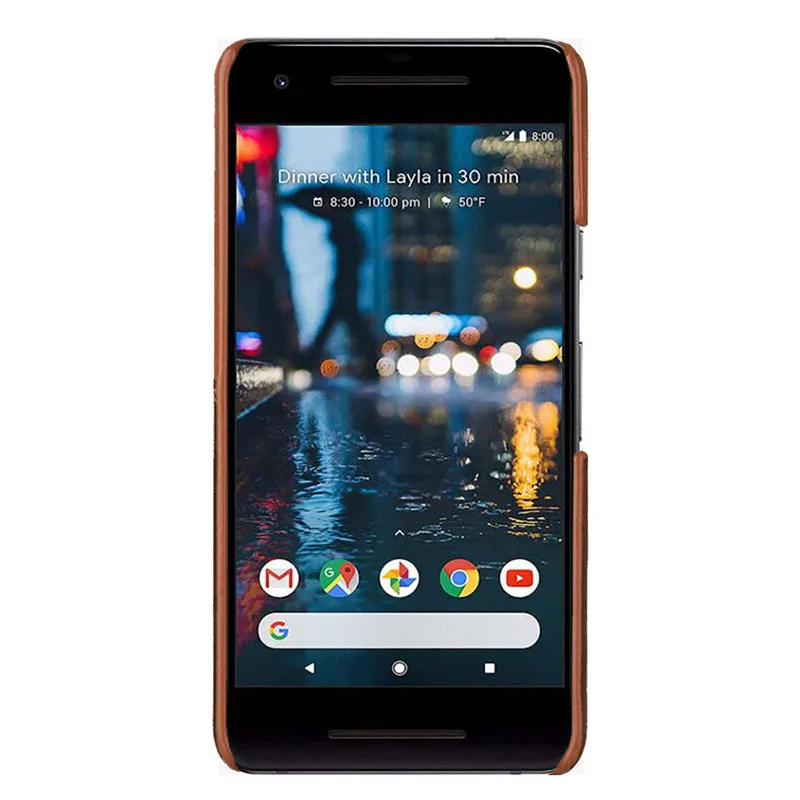 Чехол для Google Pixel 2 KEZiHOME хит-цвет роскошный из натуральной кожи бизнес с кармашком Жесткий Чехол для Google Pixel 2