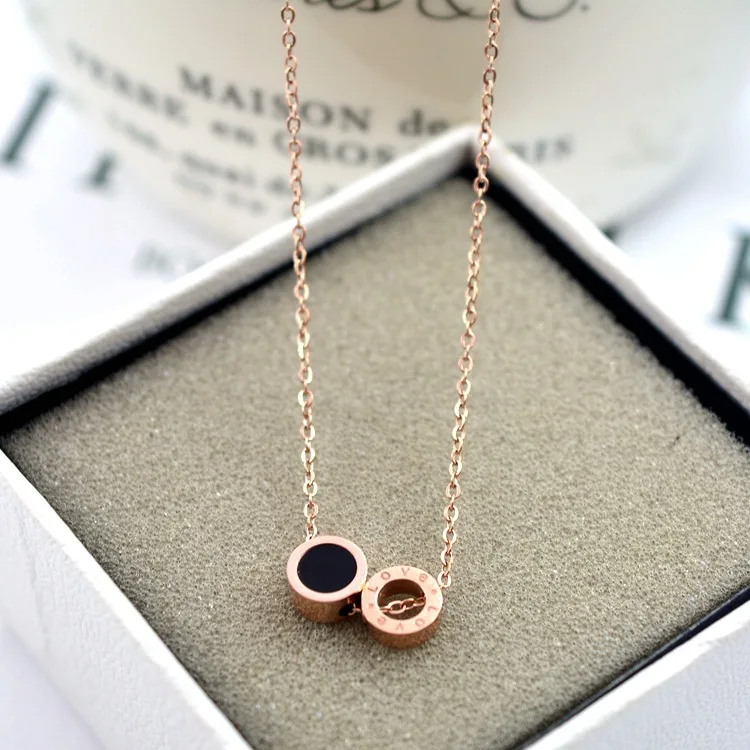

2019 New Wild temperament Crystal from Swarovski Fashion little black bean Brand Bulgaria necklace for Women and female