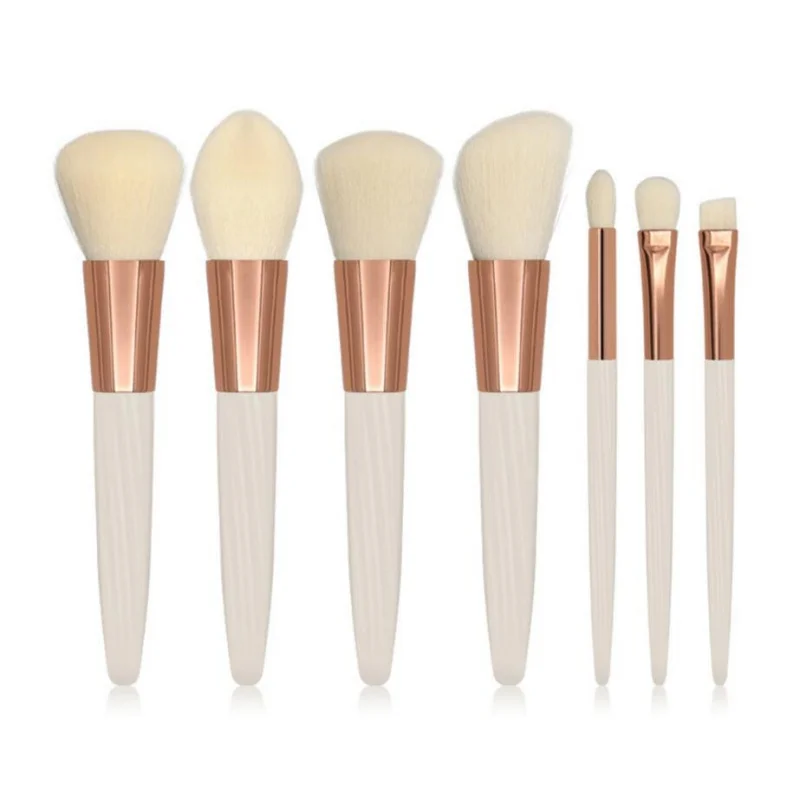 

7Pcs/set Makeup Brushes Kit Eyeshadow Blush Brush Oblique Head Powder Brush Makeup Tool