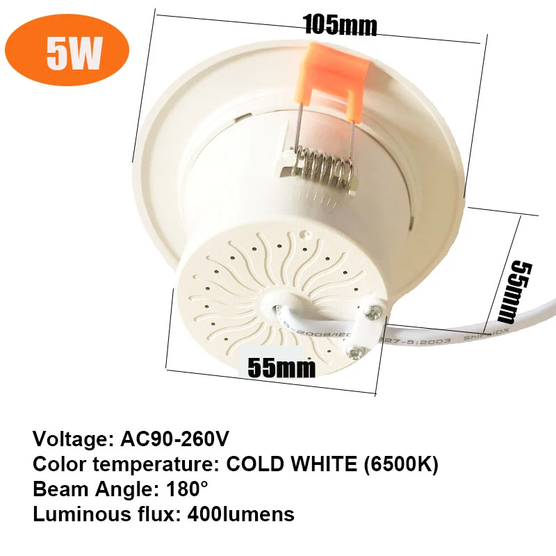 Radar Motion Sensor LED Downlight 5W 7W Recessed Ceiling Lamp 110/220V Led Bulb for living room passage Indoor Led Spot Lamp