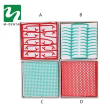 1 коробка стоматологический лабораторный материал Стоматологическая восковая сетка круглое отверстие квадратная сетка застежка форма восковый лист для литого металла частичный дизайн