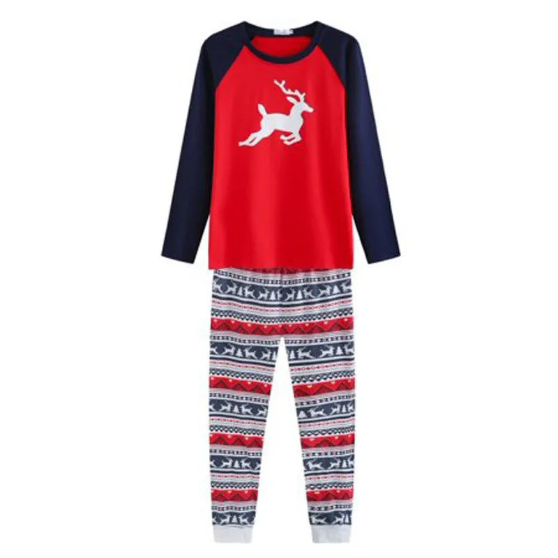 Семейный комплект рождественских пижам; Новинка года; Рождественская одежда для сна для мамы, папы и ребенка; комплект одинаковых пижам для всей семьи