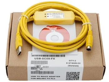 

USB-SC09-FX PLC Programming Cable SC-09 SC09 FX FX1N / FX2N / FX1S / FX3U PLC programming cable