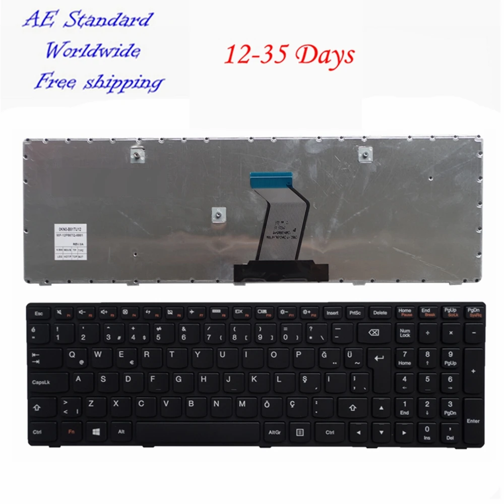 

TR For LENOVO G500 G510 G505 G700 G710 Laptop Keyboard New Black Turkey