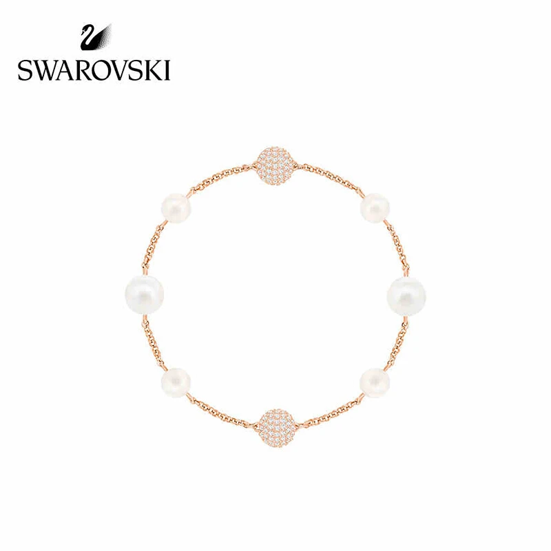 

Swarovski genuine REMIX crystal pearl invisible magnetic buckle bracelet women's bracelet gift5365738