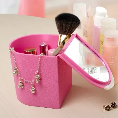 

Free shipping fashion Mini make-up box mini clamshell box storage box 10.6*9*10.3cm