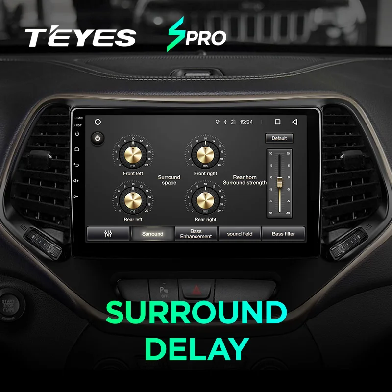 TEYES SPRO Штатная магнитола для Джип Чероки 5 Jeep Cherokee 5 KL Android 8.1, до 8-ЯДЕР, до 4+ 64ГБ 32EQ+ DSP 2DIN автомагнитола 2 DIN DVD GPS мультимедиа автомобиля головное устройство