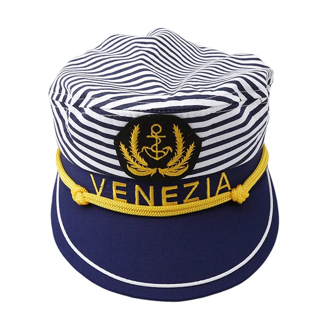 974513 1PC2019 The Latest Navy Marine Yacht Boat Ship Sailors Navy Captain Military Cap Adult Unisex Fancy Dress Supplies - Цвет: 974513