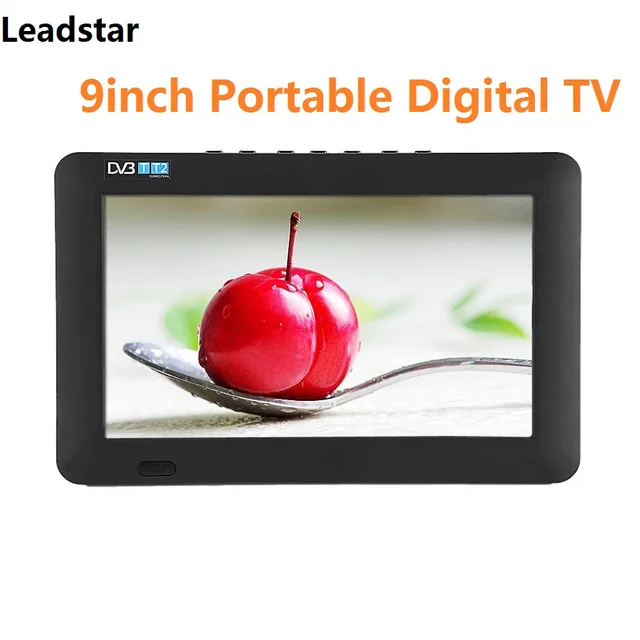 LEADSTAR 9inch Portable TV DVB-T DVB-T2  HD 800×480 Resolution Digital Analog Television