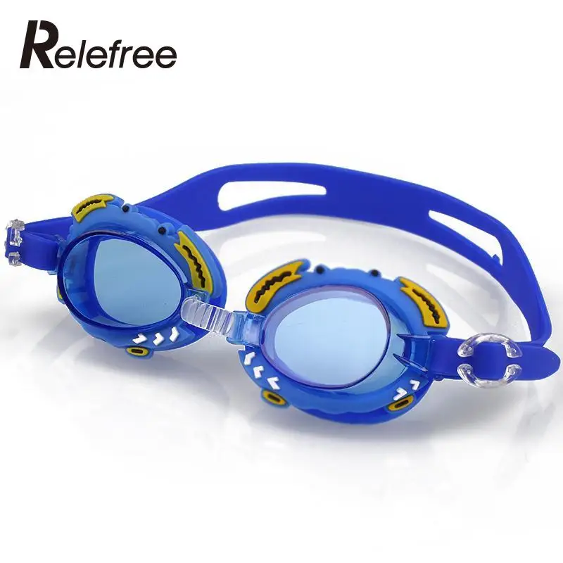 Мультфильм дети мальчики женские очки Открытый Анти туман водонепроницаемые очки для плавания