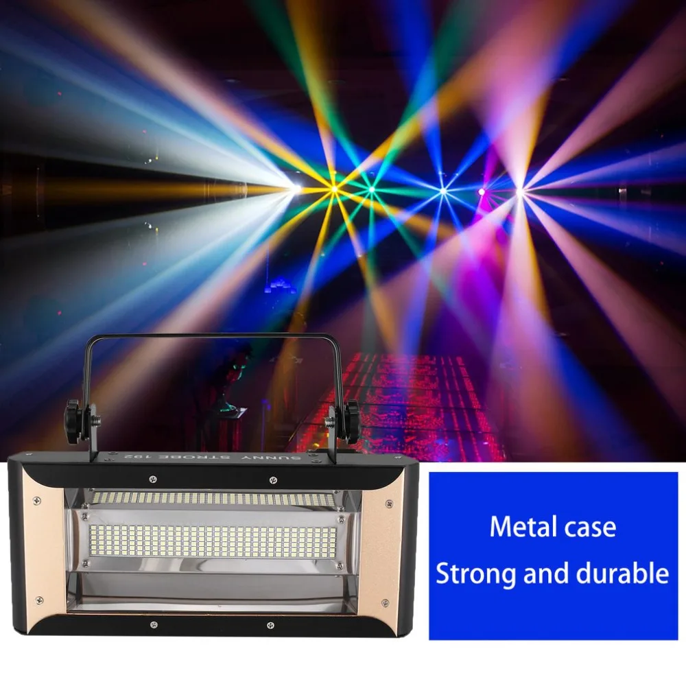 

Stage Lamp LED Sun 192 Flash Light KTV Flash Lamp Bar Table lamp Dance Lamp Special Effects for Wedding Christmas Halloween