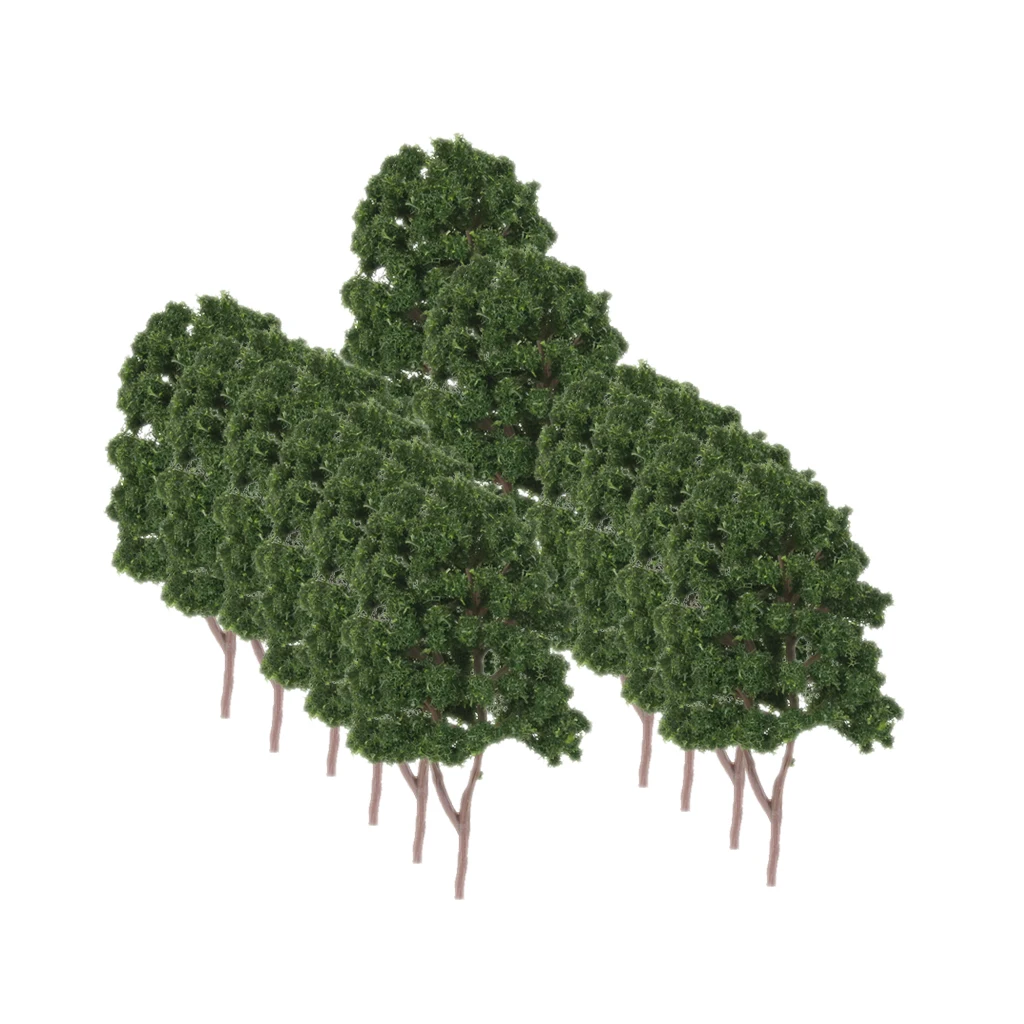 20PCS 1:150 Scale Model Trees N Gauge Layouts Railroad Garden Forest Diorama Scenery 