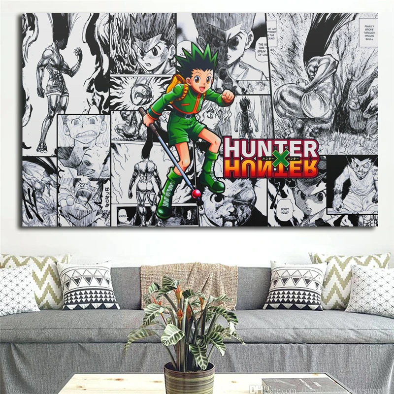 Hunter X Hunter Wonder Adventure Wallpaper Art Canvas Poster Painting Wall Picture Print Modern Home Bedroom Decoration Artwork Painting Calligraphy Aliexpress