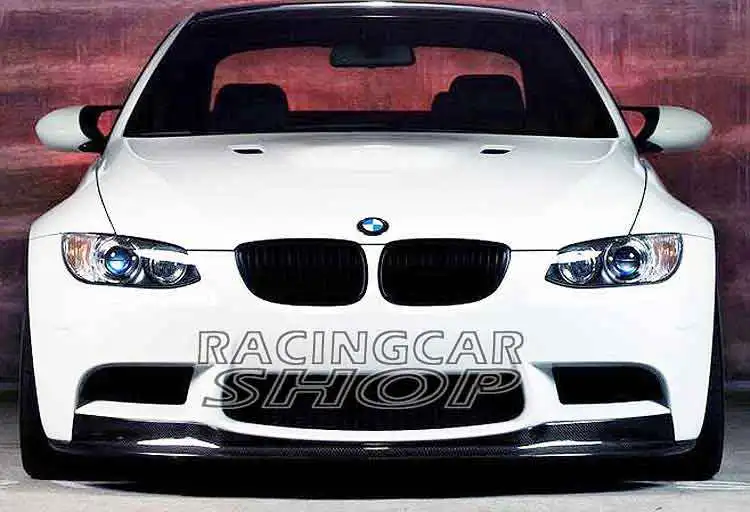 AK STYLE REAL CARBON FIBER FRONT LIP SPOILER FIT FOR BMW E90 E92 E93 M3 BUMPER