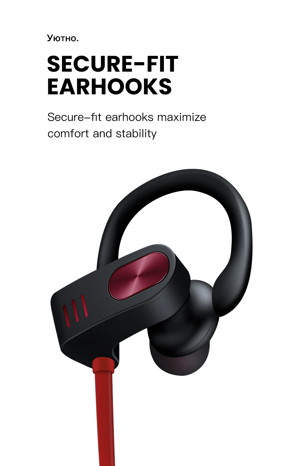 Amzish водонепроницаемые bluetooth-наушники Беспроводная стерео гарнитура, наушники HiFi наушники спортивные наушники Xiaomi samsung iPhone