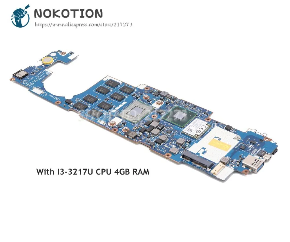Материнская плата NOKOTION для ноутбука Acer Iconia W700 W700P Процессор I3-3217 4 Гб ОЗУ основная
