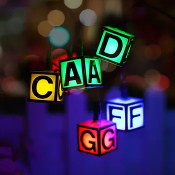 

LED Solar Light String 30LED English Letter Lantern Waterproof Lamp Christmas Garden Lantern Home Decoration Festival Birthday