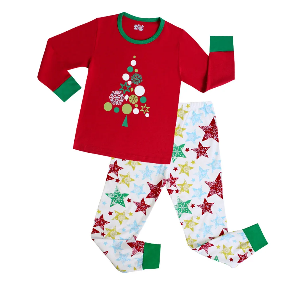 Phoebe Cat/100 хлопковые пижамы для мальчиков и девочек с изображением зебры и животных рождественские пижамы с длинными рукавами для мальчиков пижамы для детей от 1 года до 3 лет - Цвет: Z08