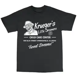 Krueger's Child Care Футболка 100% хлопок высокого качества Футболка Скидка 100% хлопок футболка для мужская с коротким рукавом Классическая мужская