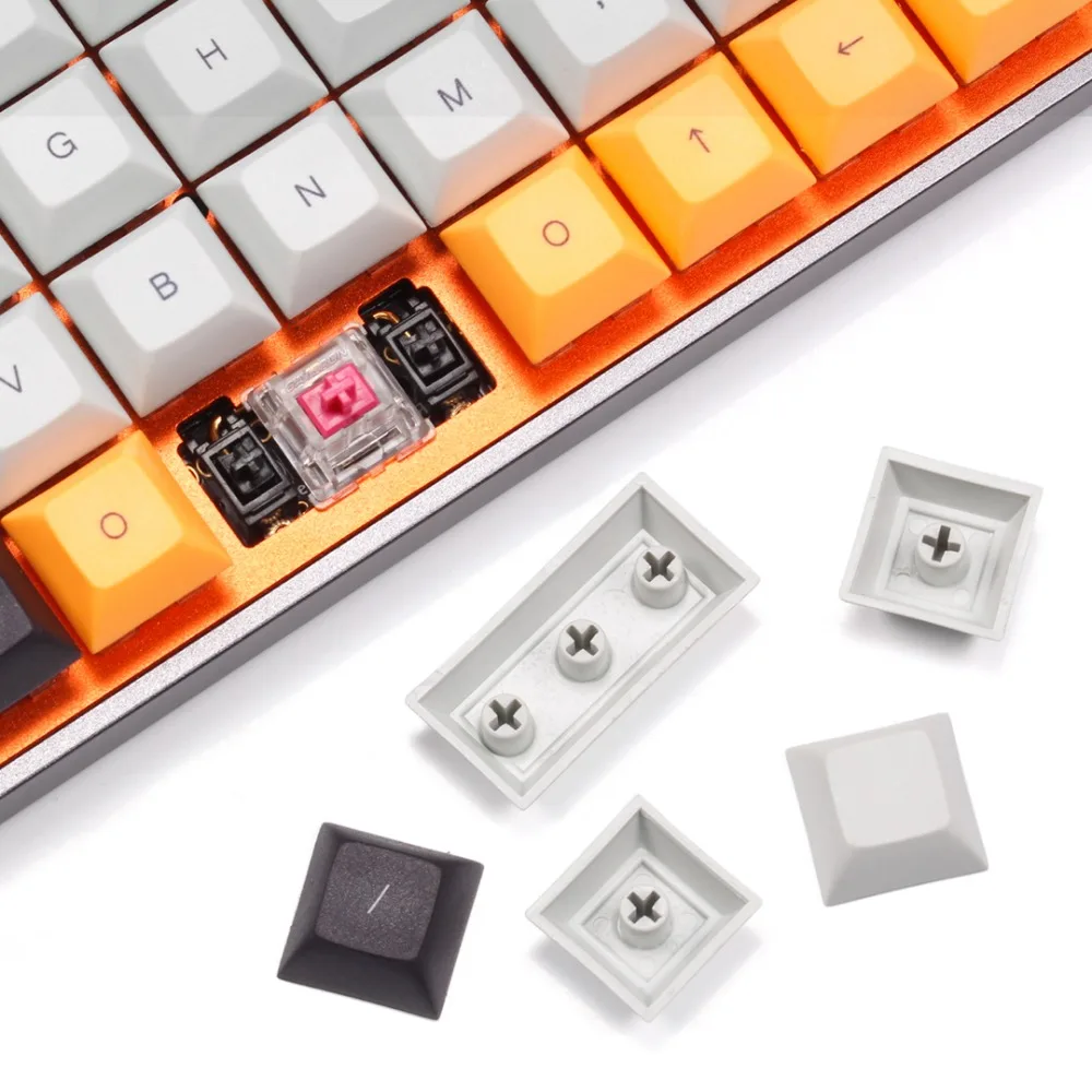 DSA keycap Dye-sub 59 клавиш для cherry mx switc 50% механическая клавиатура