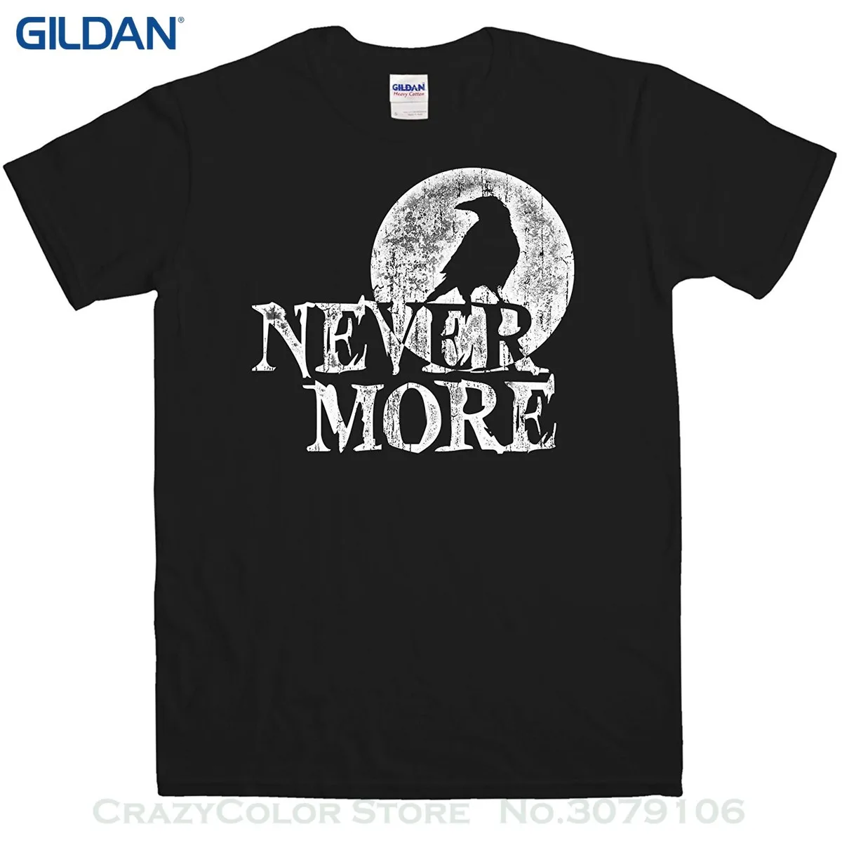 Костюмы Топы битник Мода Для мужчин s Nevermore Футболка-8 мяч оригинальные футболки