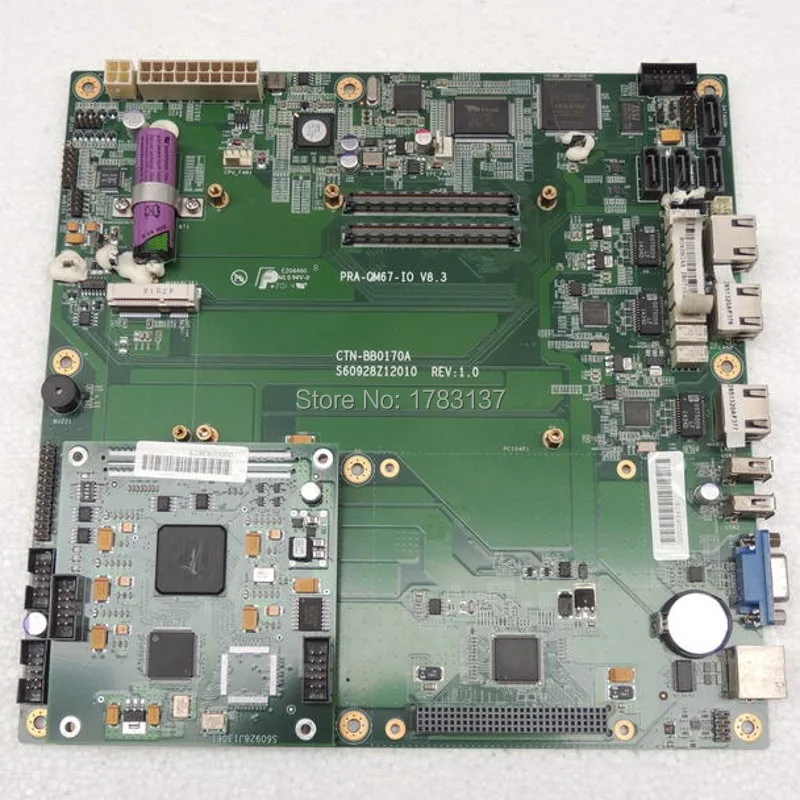 Плата промышленного оборудования ETX для Φ V8.3 PRA-QM67-IO S60928Z12010 будет проверена перед