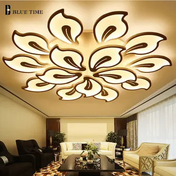 

White&Black Arms Modern Led Ceiling Light For Living room Bedroom Dining room Lustres LED Chandelier Ceiling Lamp Light Fixtures