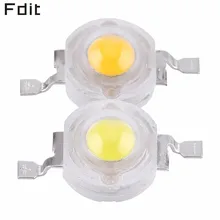 50 шт. SMD светодиодный светильник с бусинами, лампочка с чипом 1 Вт, Холодный/теплый белый светодиодный светильник с бусинами для наводнения, Точечный светильник, высокая мощность