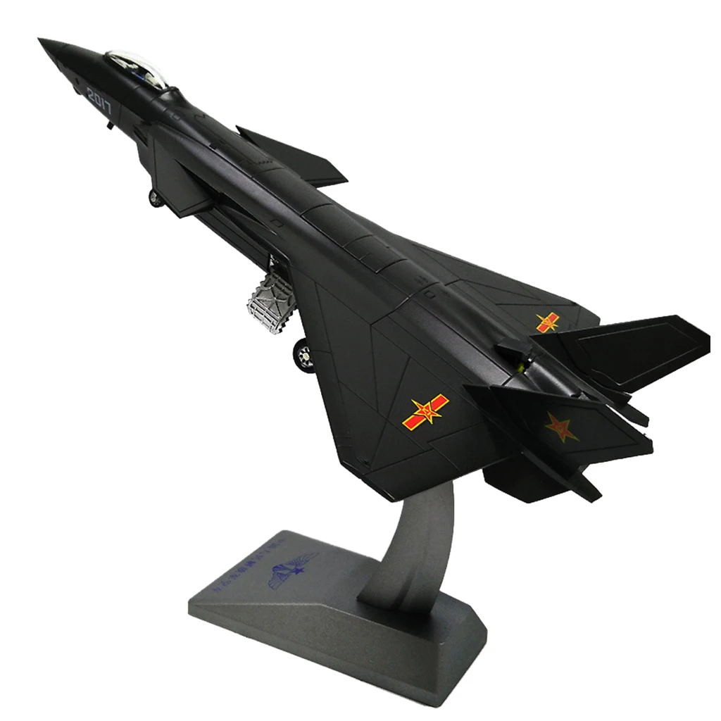 

1:72 Scale China J-20 Jet Fighter Mighty Dragon Helicopter Model - Diecast Aircraft Model Army Plane Toy Decor Ornament