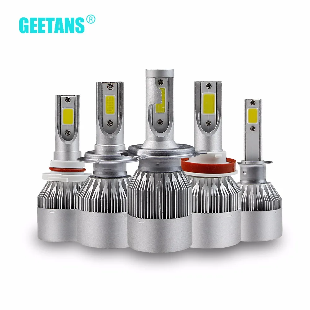 H7 H4 LED H13 H11 H1 9005 9006 HB2 HB3 HB5 H3 COB 72W Car Headlights