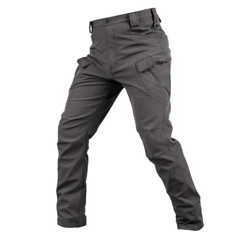 Outdoor Men Winter Tactical Hunting Pants Waterproof Military Thicken Warm Camping Hiking Pants Army Combat Fishing Trousers - Цвет: 08