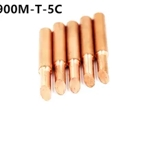 900M-T-5C диамагнитный DIY Чистая медь паяльный наконечник сварочный для Hakko 936 FX-888D Saike 909D 852D+ 952D 1C 2C 3C 4C K B I