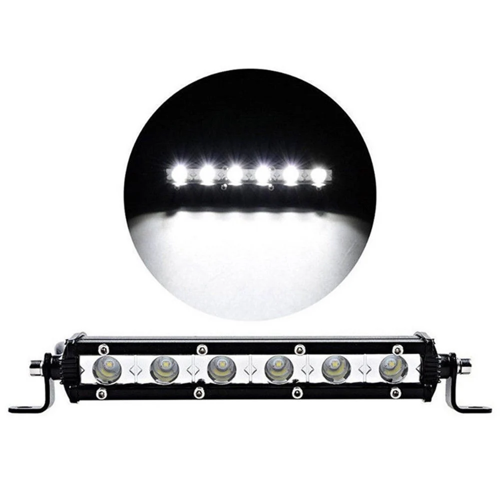 Hot Slim 7inch 18W LED Spot Lamp Driving Work Light Bar for Offroad UTE 4WD BX | Автомобили и мотоциклы