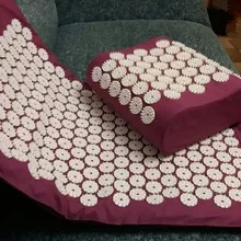 Коврик для йоги массажная подушка акупрессура коврик для снятия стресса тела Боль Акупунктура Спайк Массажный коврик подушка