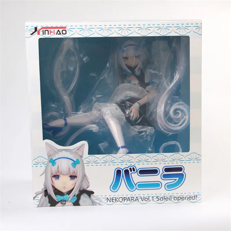 Neko Para Paradise NEKOPARA Vol.1 Soleil opened! Cute 1/4 Sacle PVC Anime Action Figure Soft Model Doll Toys Gift Brinquedos Neko Para Paradise NEKOPARA Vol.1 Soleil opened! Cute 1/4 Sacle PVC Anime Action Figure Soft Model Doll Toys Gift Brinquedos