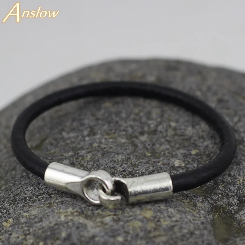 

LOW0015LB Fashion Jewelry 3 Colors Real Leather Bracelet Bangles for Women Or Girls Fashion Man Braclets Unisex Jewelry
