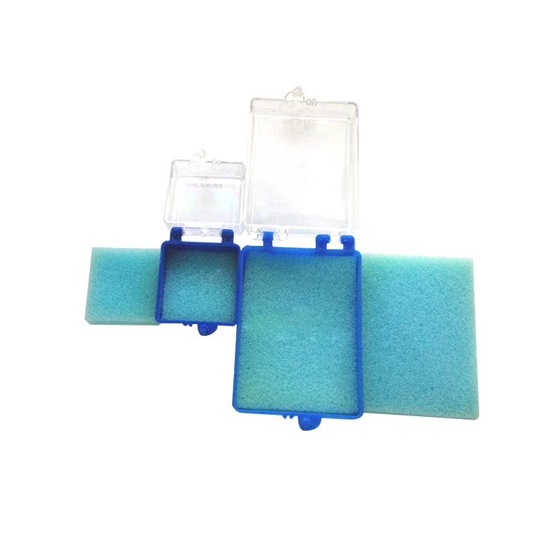 

40pcs Dental Lab Materials Packaging Box Plastic Box with Foam Inserts For Single Crowns And Bridge