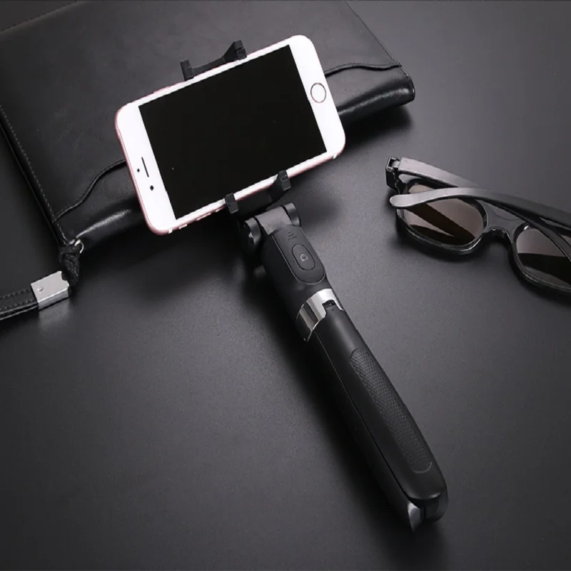 360 Rotation Mini Foldable Tripod 2 in 1 Monopod Selfie Stick Bluetooth Wireless Remote Control Shutter for Xiaomi  Android iOS (14)