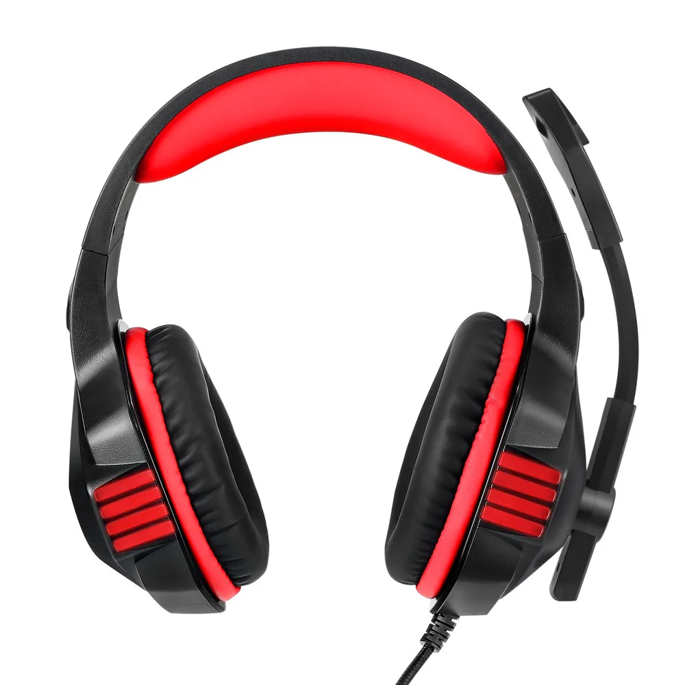 Gaming Headset Stereo Earphone Headphones with Mic LED Light for PS4 Gamepad New Xbox One Laptop PC Gamer (3)