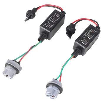 

Fuleem 2PCS Error Free LED Decoder Anti Hyper Headlight Resistor Decoder 7440, 7441, 990, 991, 992, 992A, T20, W215W, W3X16Q