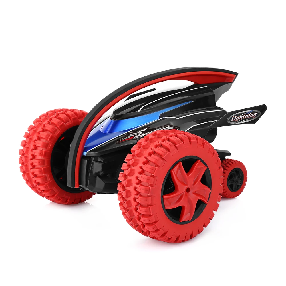 

Flytec 015 Rc Car 360 Degree Remote Control Toys Bouncing Rotation Devil Fish Crazy Gyro Car 2.4G 4CH RC Toys Car For Children