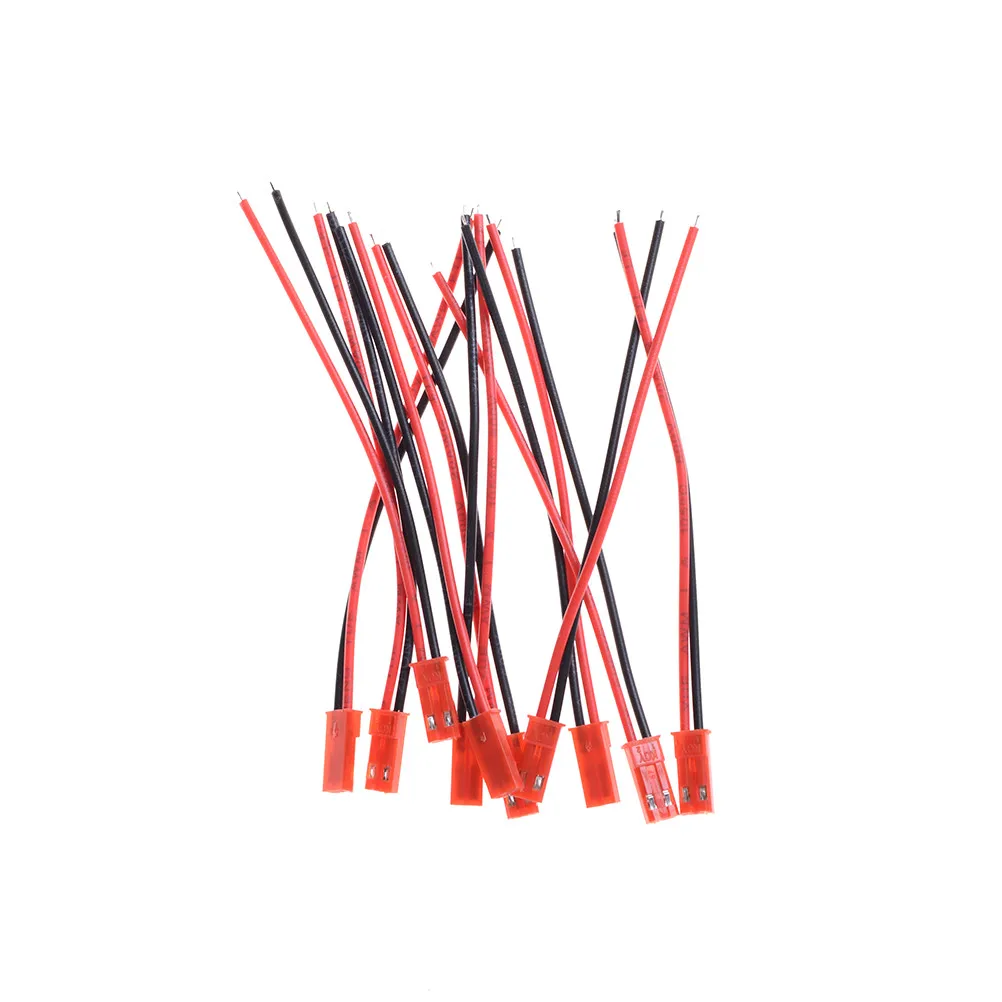 10 шт./лот 100 мм разъем для провода штекер кабель или гнездо DIY RC Battry Model|female cable