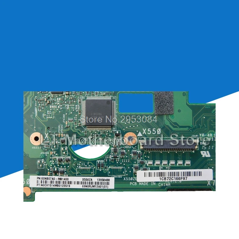 X550ZE материнская плата rev2.0 для For Asus X550Z VM590Z K555Z A555Z X555Z ноутбука плата|motherboard for