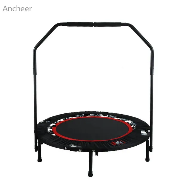 40 дюймов Мини Складной батут фитнес тренировки Rebounder детский батут для детей с регулируемым поручнем костюм возраста 12 +