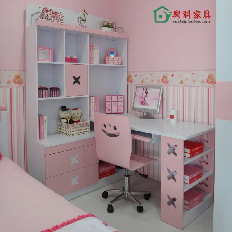 Children S Corner Desk Cabinet Girl Korean Combination Bookcase