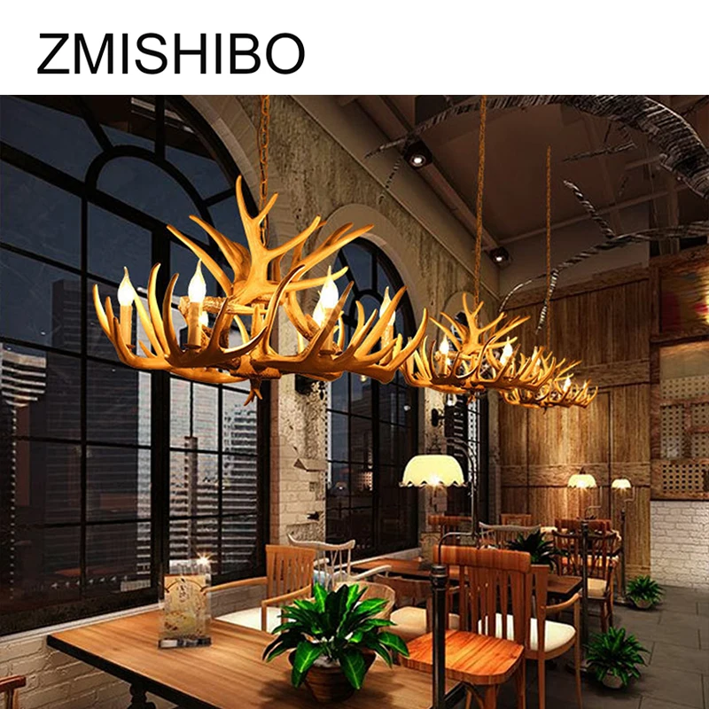 Винтажная светодиодная люстра ZMISHIBO для столовой подвесной светильник с